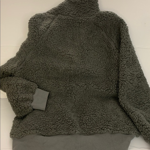 Merokeety Gray Sherpa Jacket - Picture 9 of 11